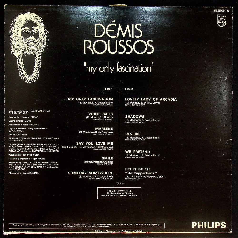 EBOND Demis Roussos - My Only Fascination Vinile V026095