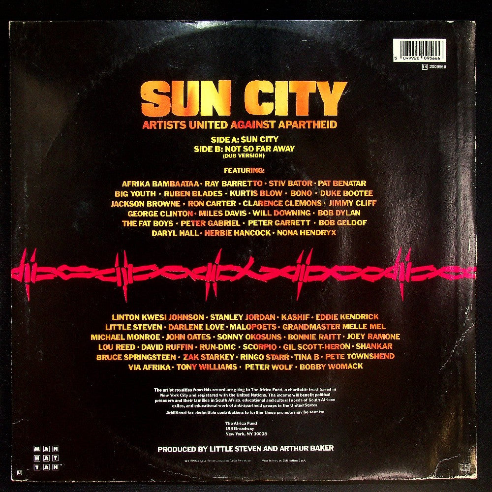 EBOND Artists United Against Apartheid - Sun City Vinile V026126