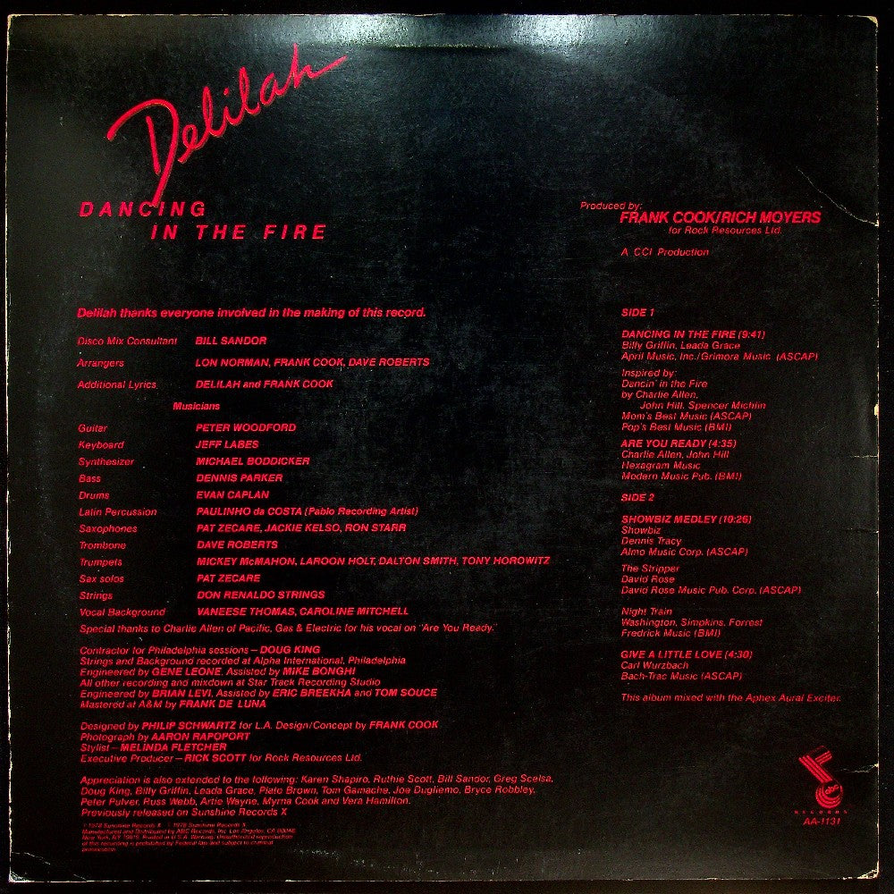 EBOND Delilah - Dancing In The Fire Vinile V026139