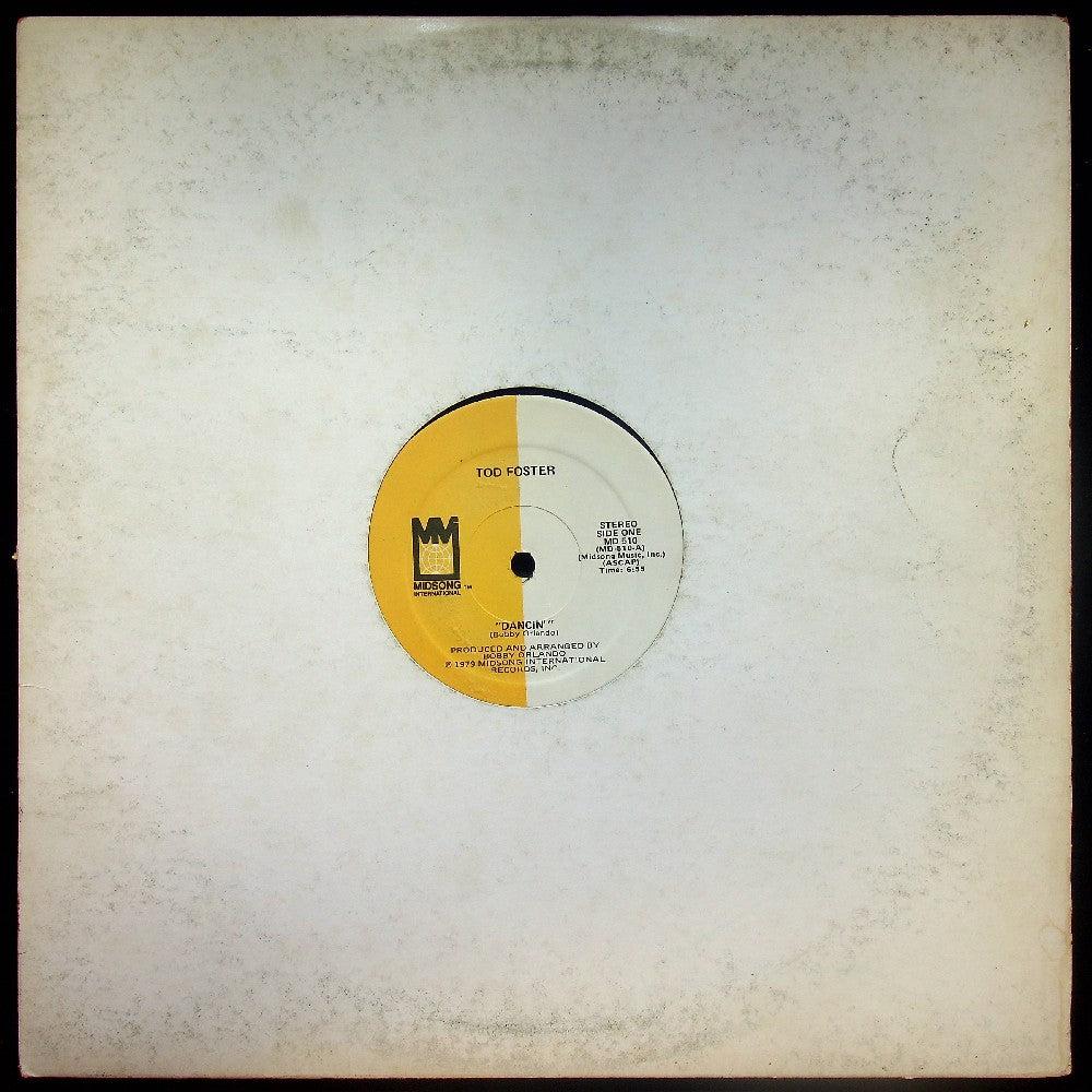 EBOND Tod Foster - Dancin' / I Fell In Love With An Angel Vinile V027093