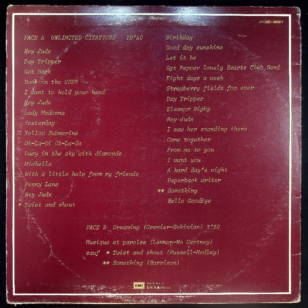 EBOND Cafe Creme - Unlimited Citations Vinile V027094