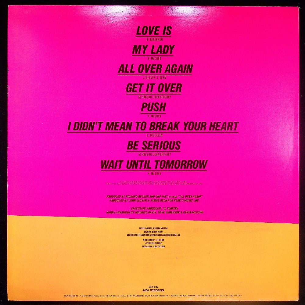 EBOND One Way - Love Is... One Way Vinile V027118