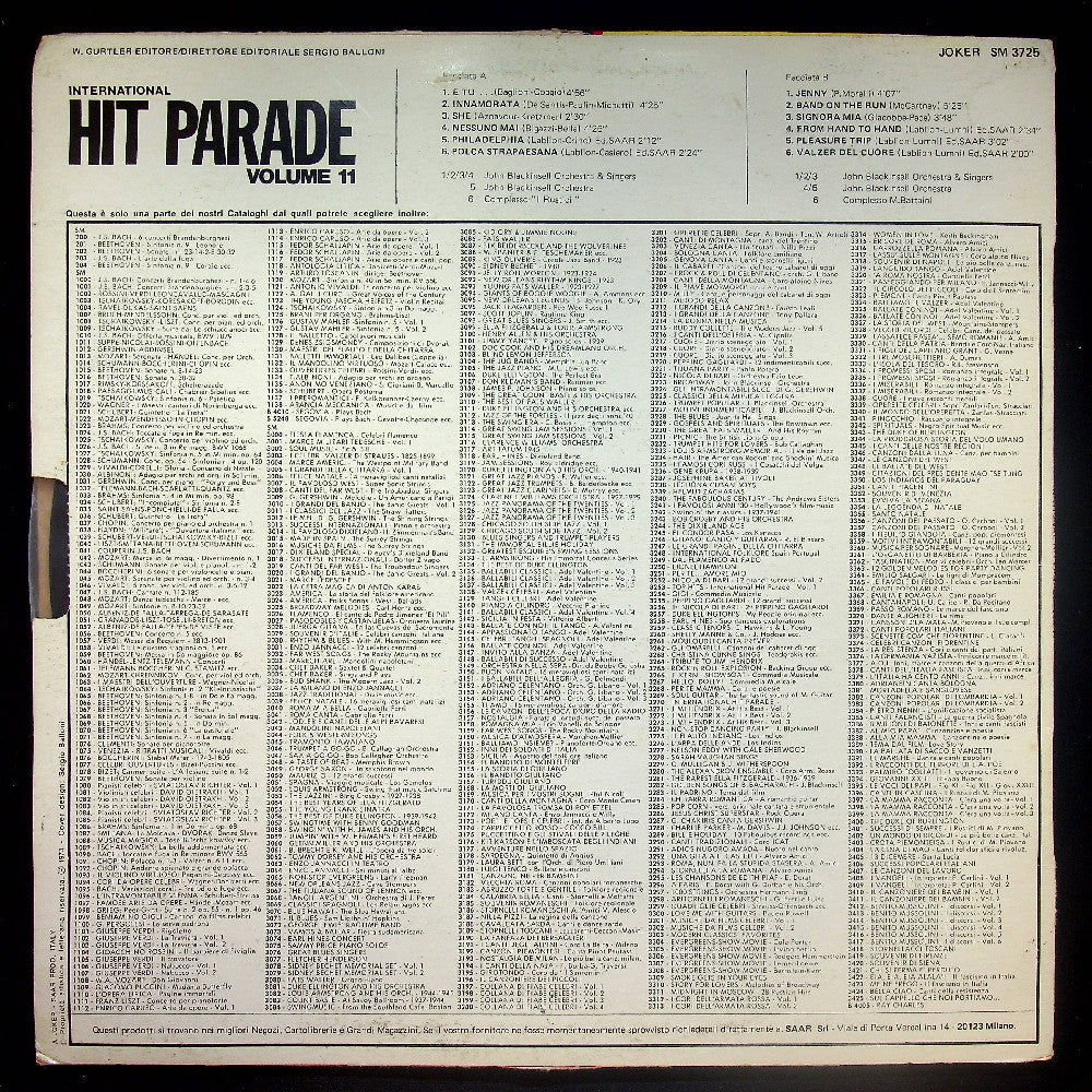 EBOND Various - International Hit Parade Volume 11 Vinile V028000