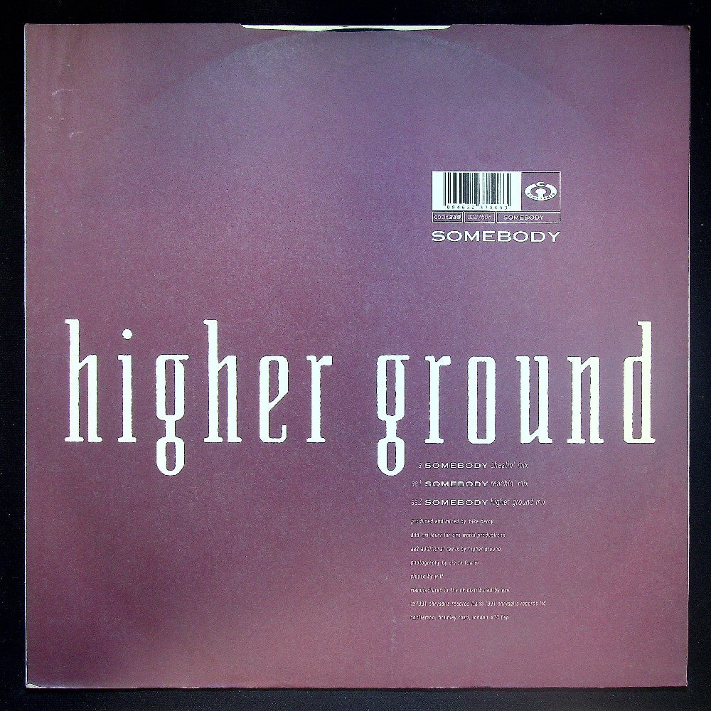 EBOND Higher Ground - Somebody Vinile V028129