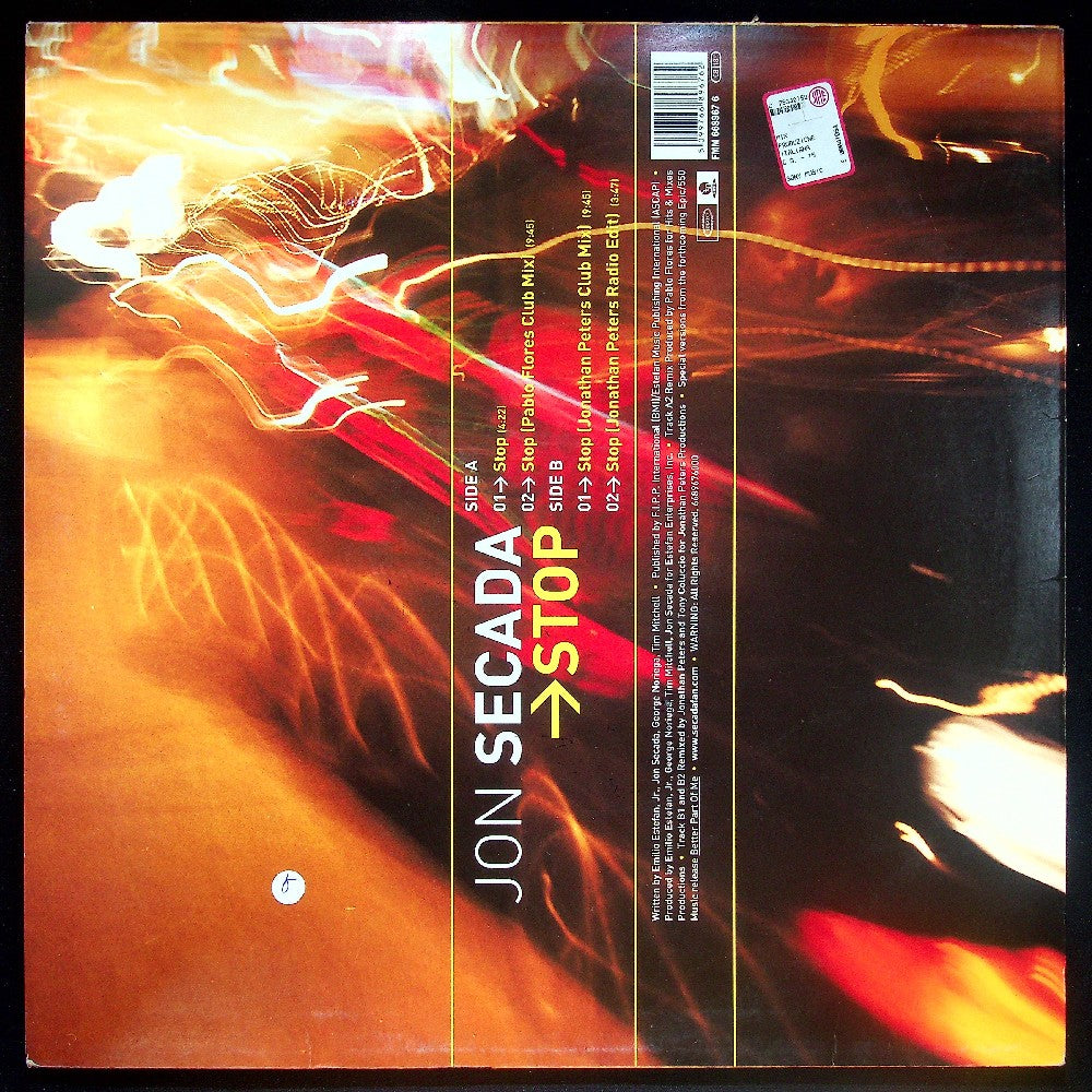 EBOND Jon Secada - Stop Vinile V028135