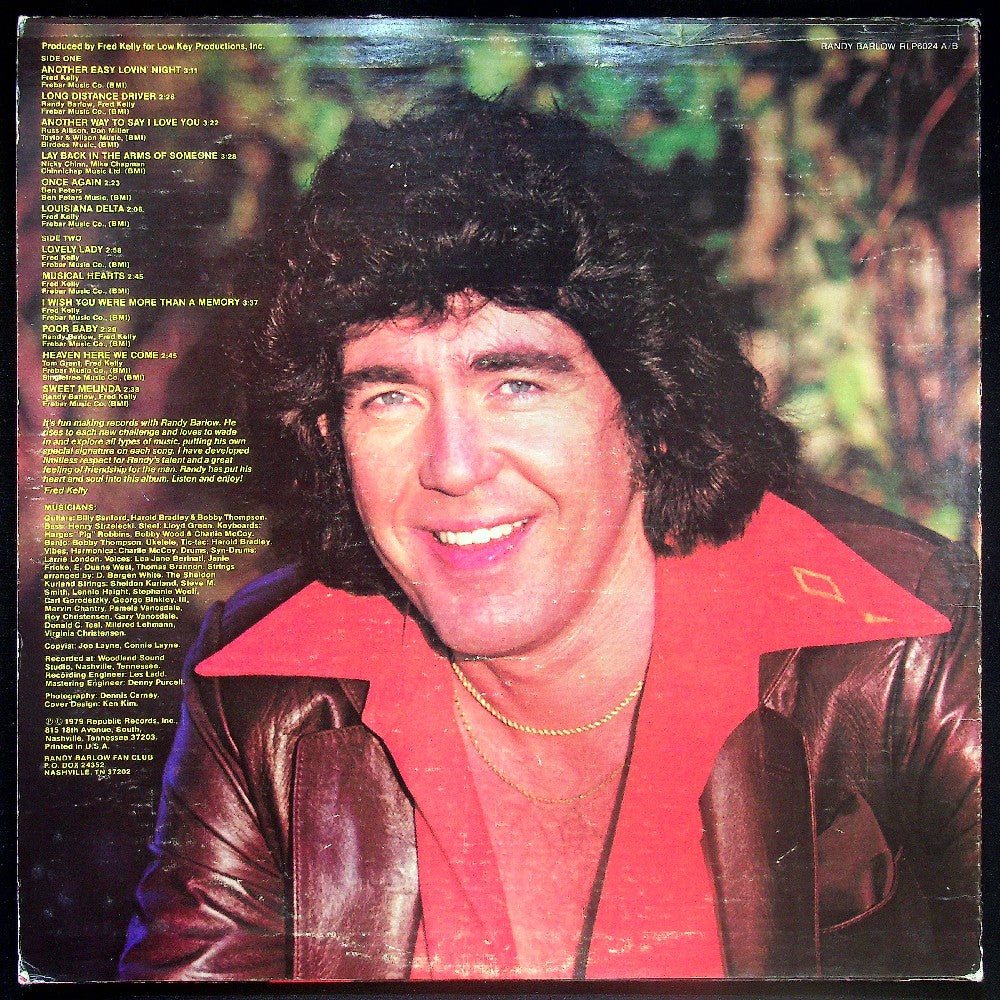 EBOND Randy Barlow - Featuring Sweet Melinda Vinile V029003