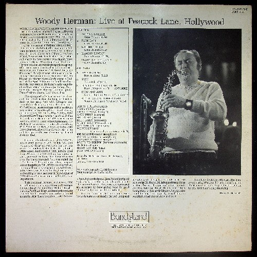 EBOND Woody Herman - Live At Peacock Lane, Hollywood Vinile V030109