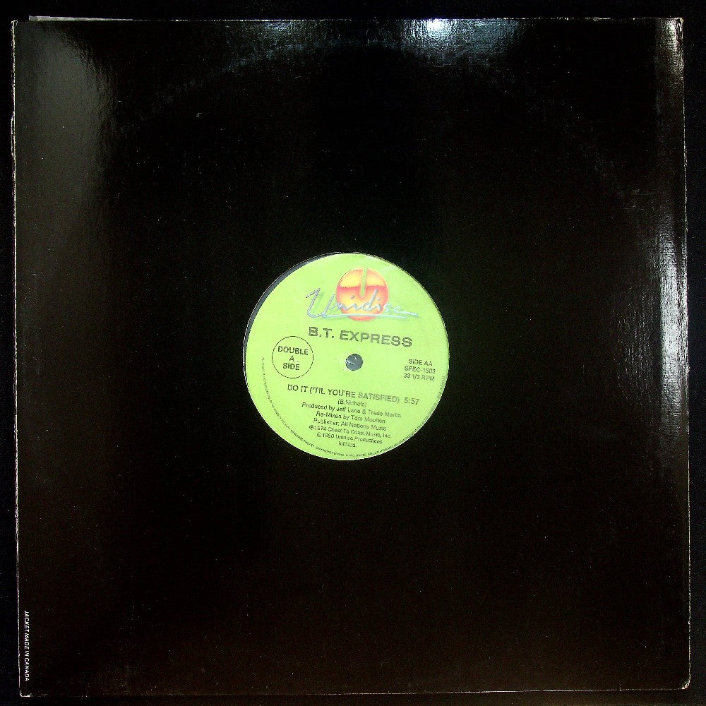 EBOND B.T. Express - Express / Do It ('Til You're Satisfied) Vinile V031064