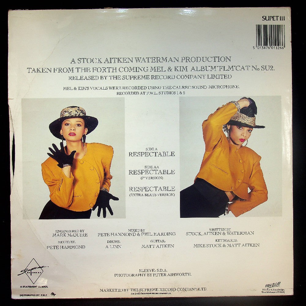 EBOND Mel & Kim - Respectable Vinile V031126