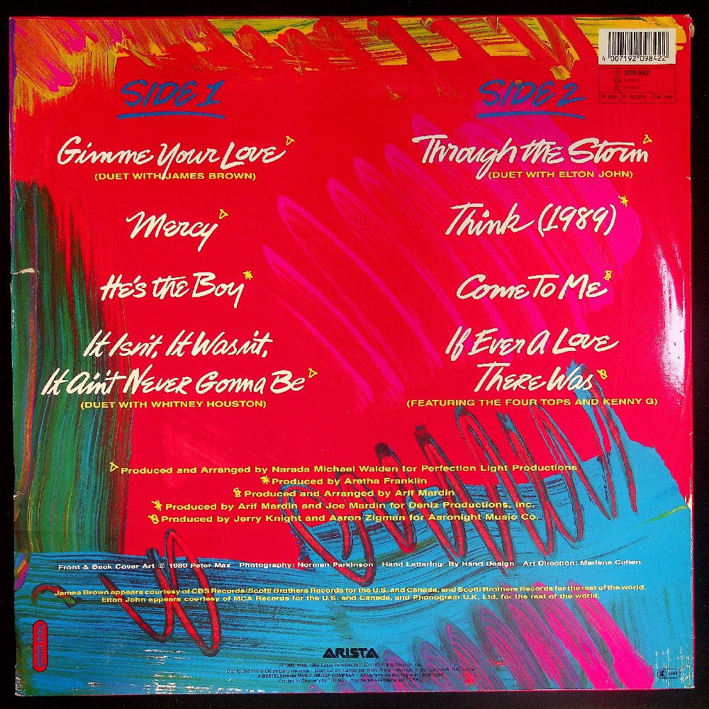 EBOND Aretha Franklin - Through The Storm Vinile V031149