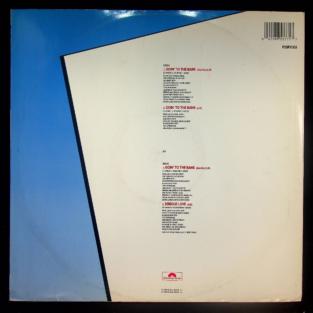 EBOND Commodores - Goin' To The Bank Vinile V032062