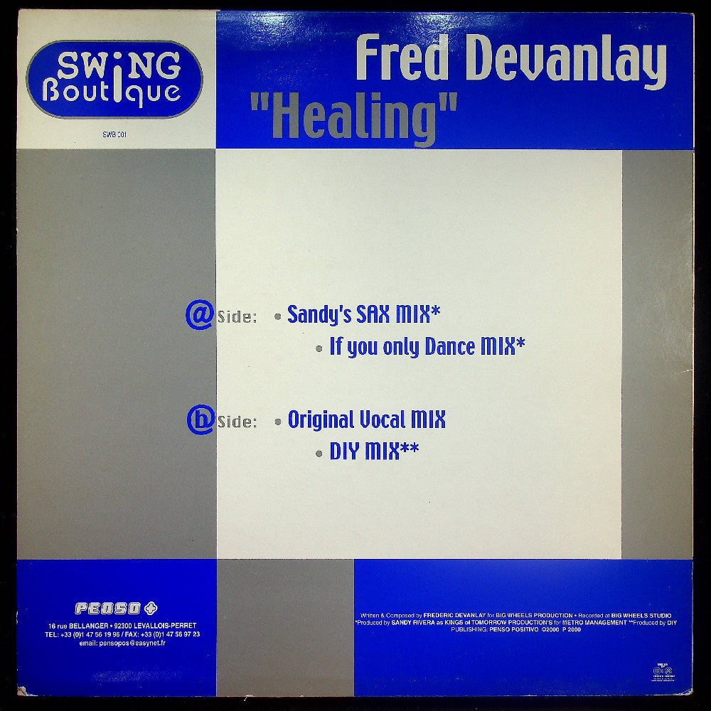 EBOND Fred Devanlay - Healing Vinile V032145