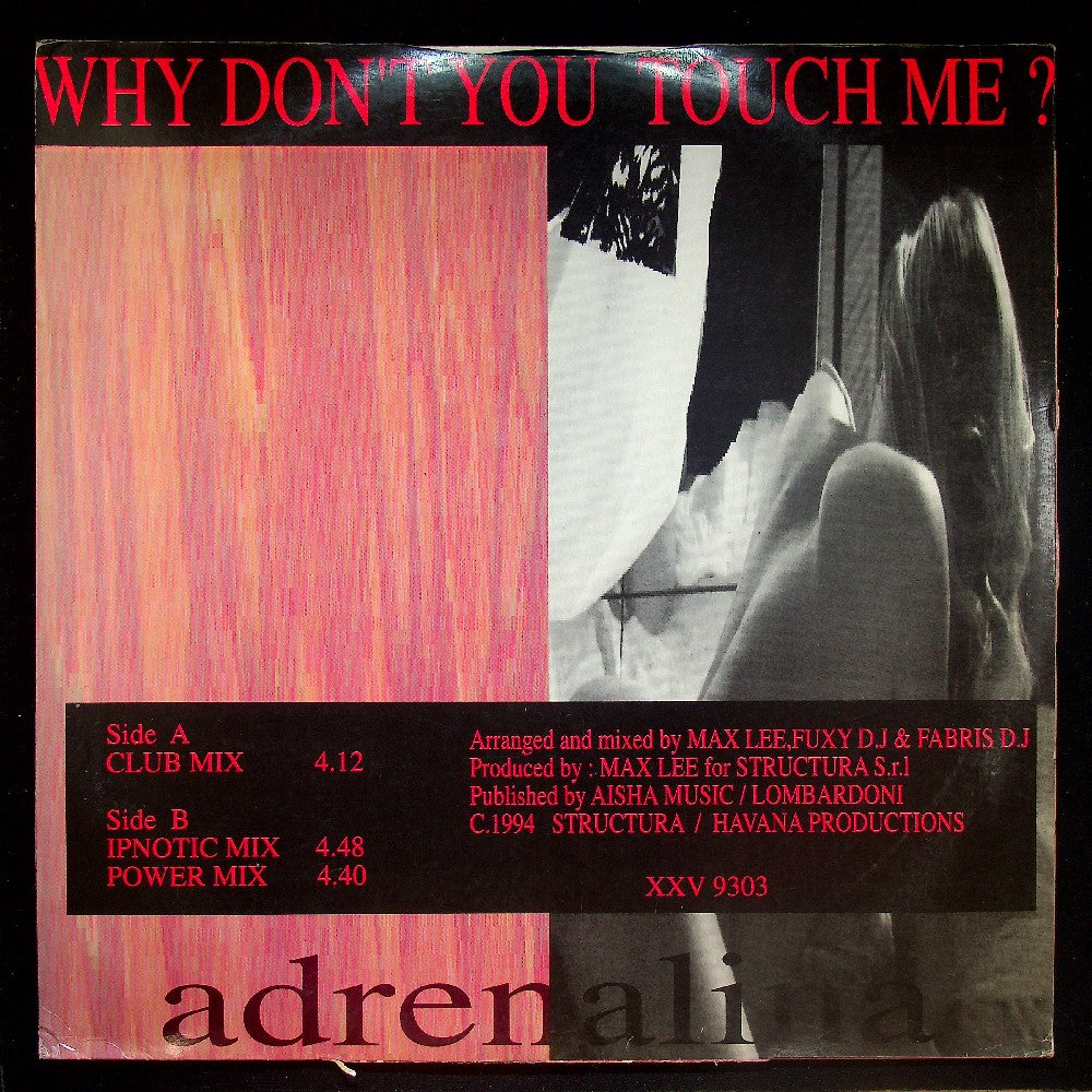 EBOND Adrenalina - Why Don't You Touch Me? Vinile V033000