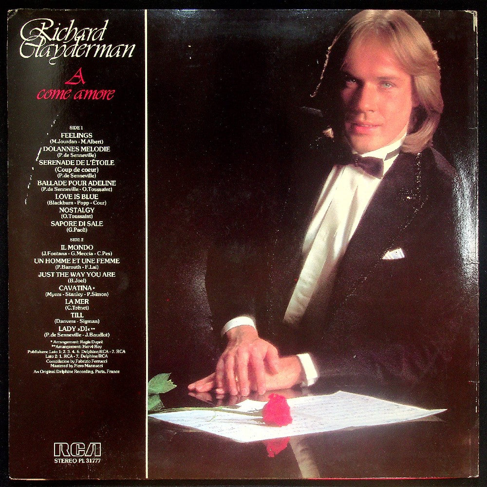 EBOND Richard Clayderman - A Come Amore Vinile V033087