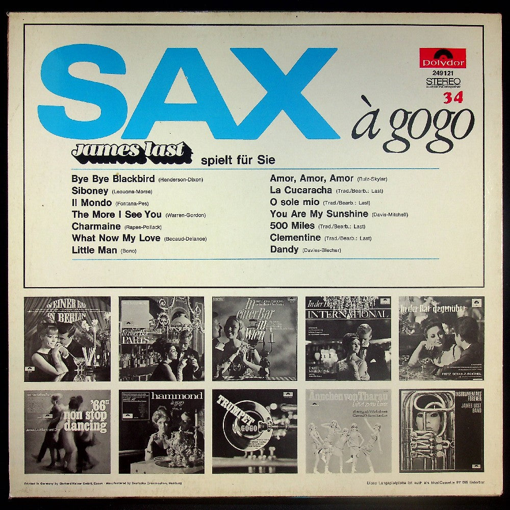 EBOND James Last Band - Sax A Gogo Vinile V033096