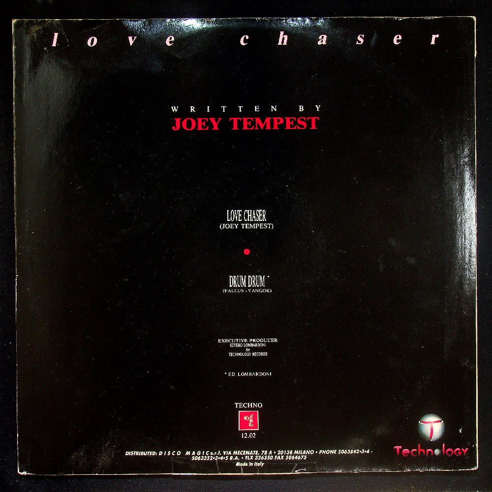 EBOND Written By Joey Tempest - Love Chaser Vinile V034072