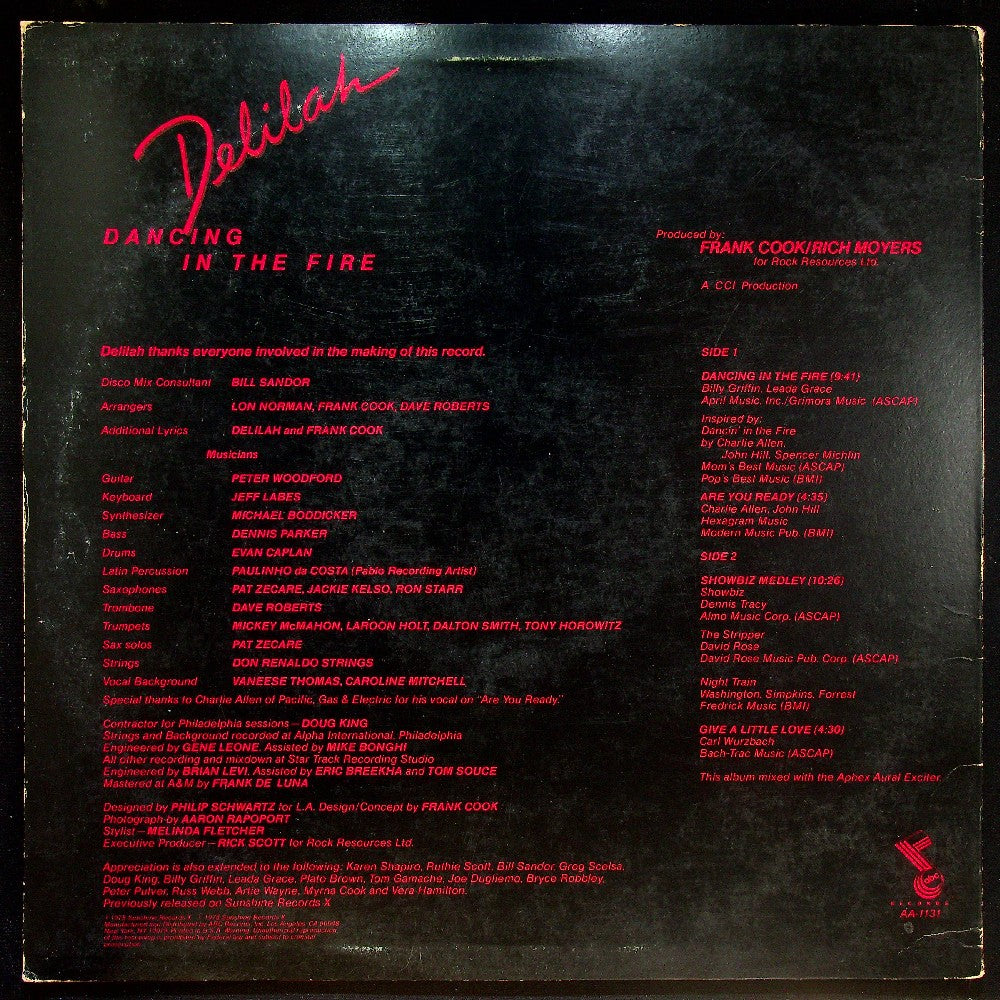 EBOND Delilah - Dancing In The Fire Vinile V034097