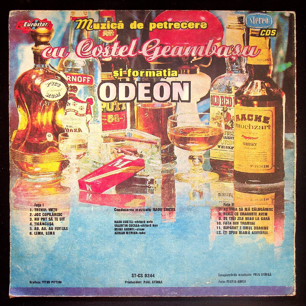 EBOND Costel Geambașu și Formația Odeon - Muzică De Petrecere Vinile V034119