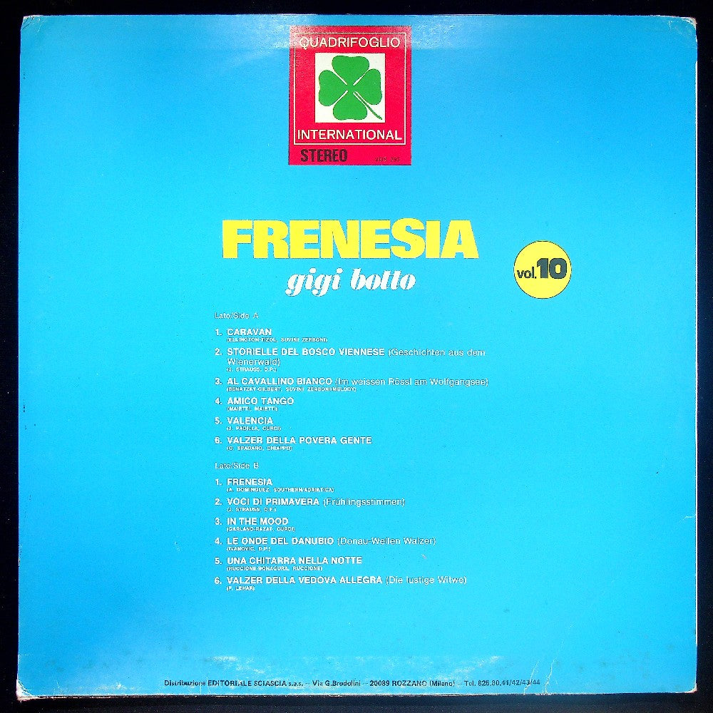EBOND Gigi Botto - Frenesia - Vol. 10 Vinile V035031