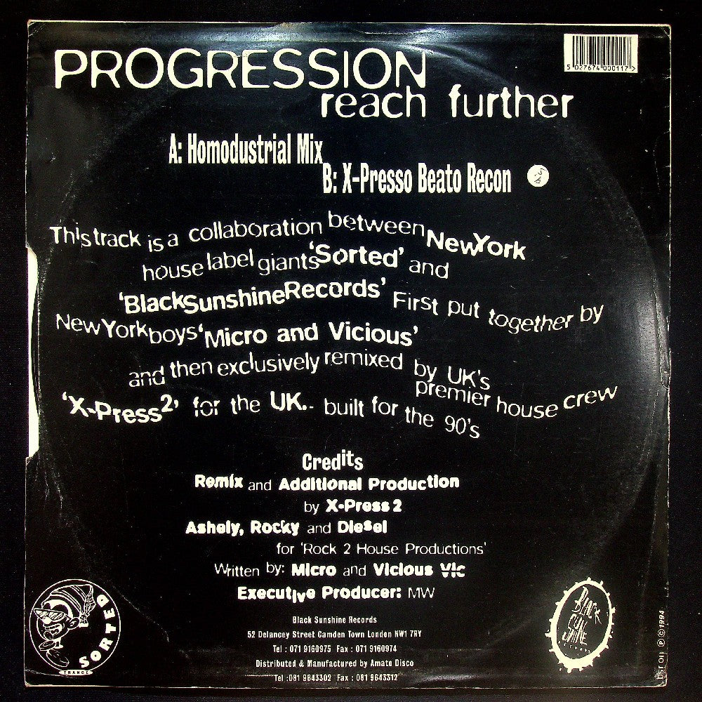 EBOND Progression - Reach Further (The X-Press 2 Reconstruction) Vinile V035133