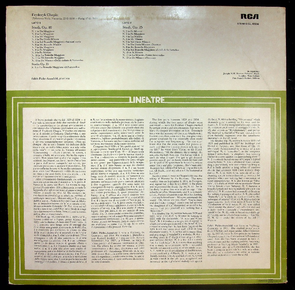 EBOND Chopin - Studi Op. 10 E Op. 25 Vinile V036029