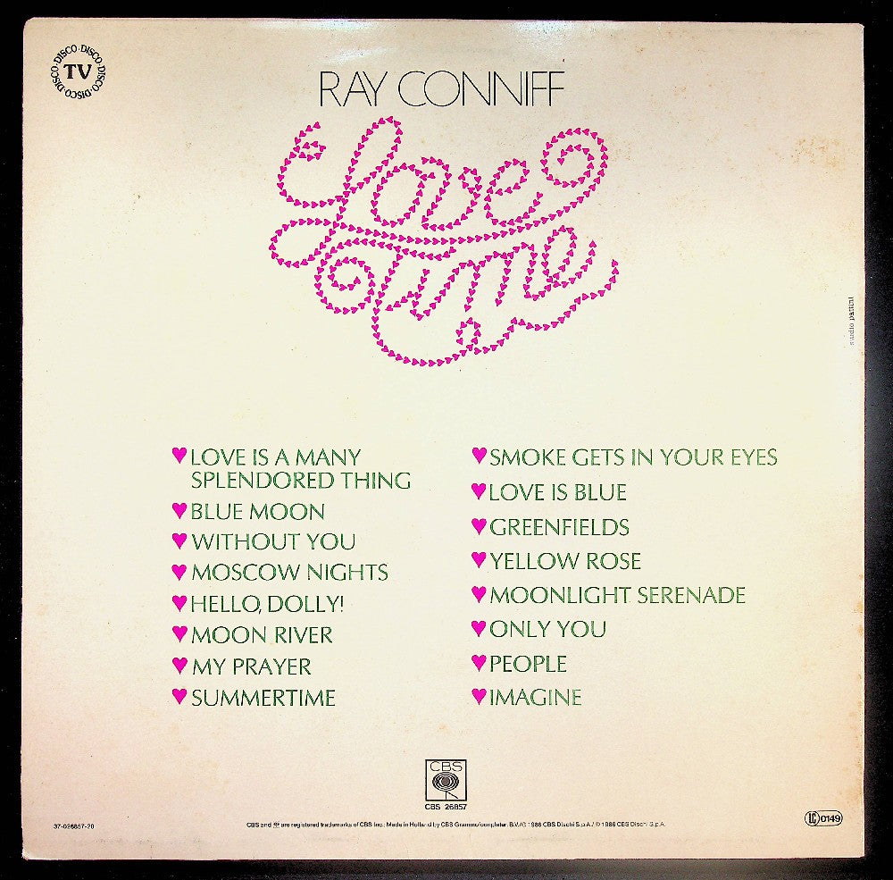 EBOND Ray Conniff - Love Time Vinile V037080