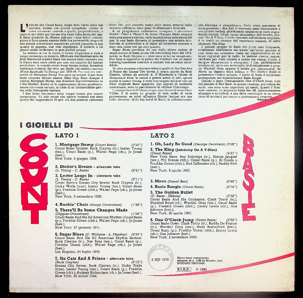 EBOND Count Basie - I Gioielli Di Count Basie Vinile V037091