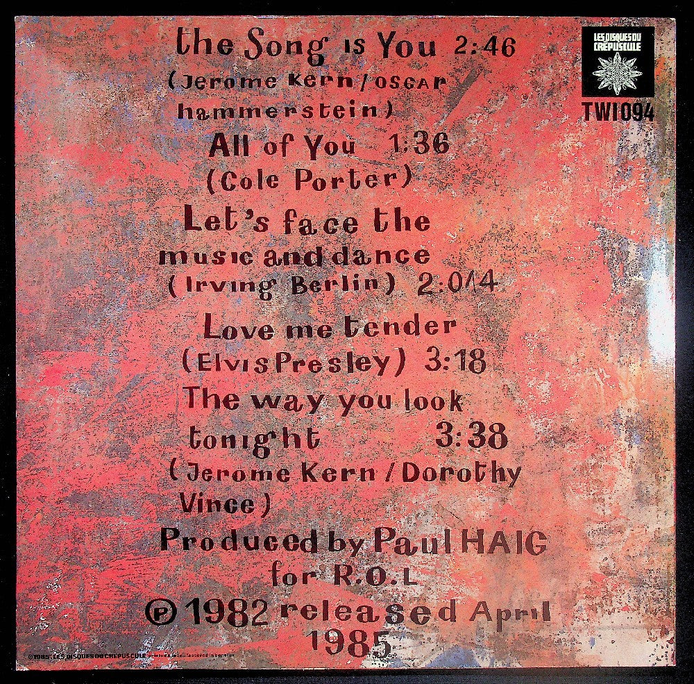 EBOND Paul Haig - Swing In '82 Vinile V038097