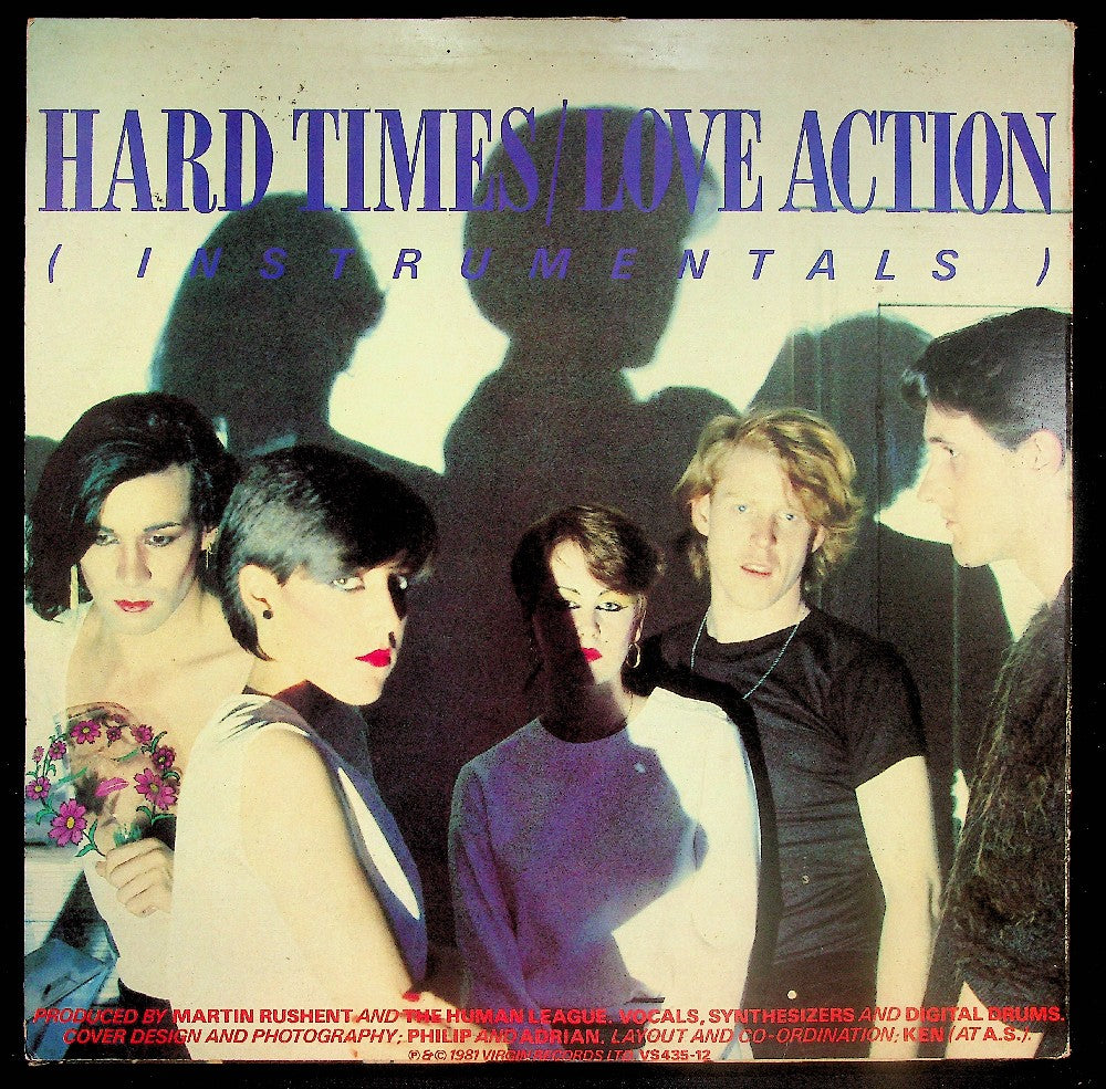 EBOND The Human League - Hard Times / Love Action (I Believe In Love) Vinile V039032