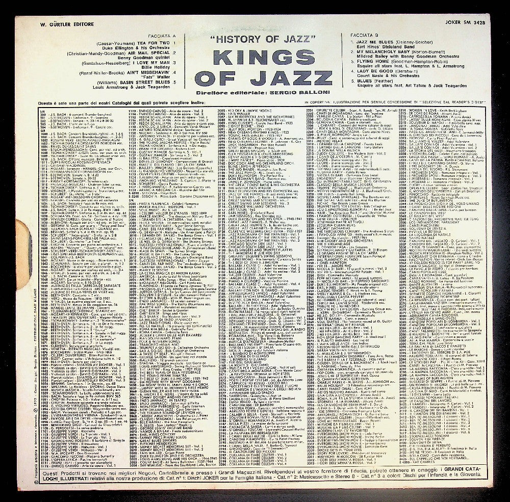 EBOND Various - Kings Of Jazz Vinile V039048