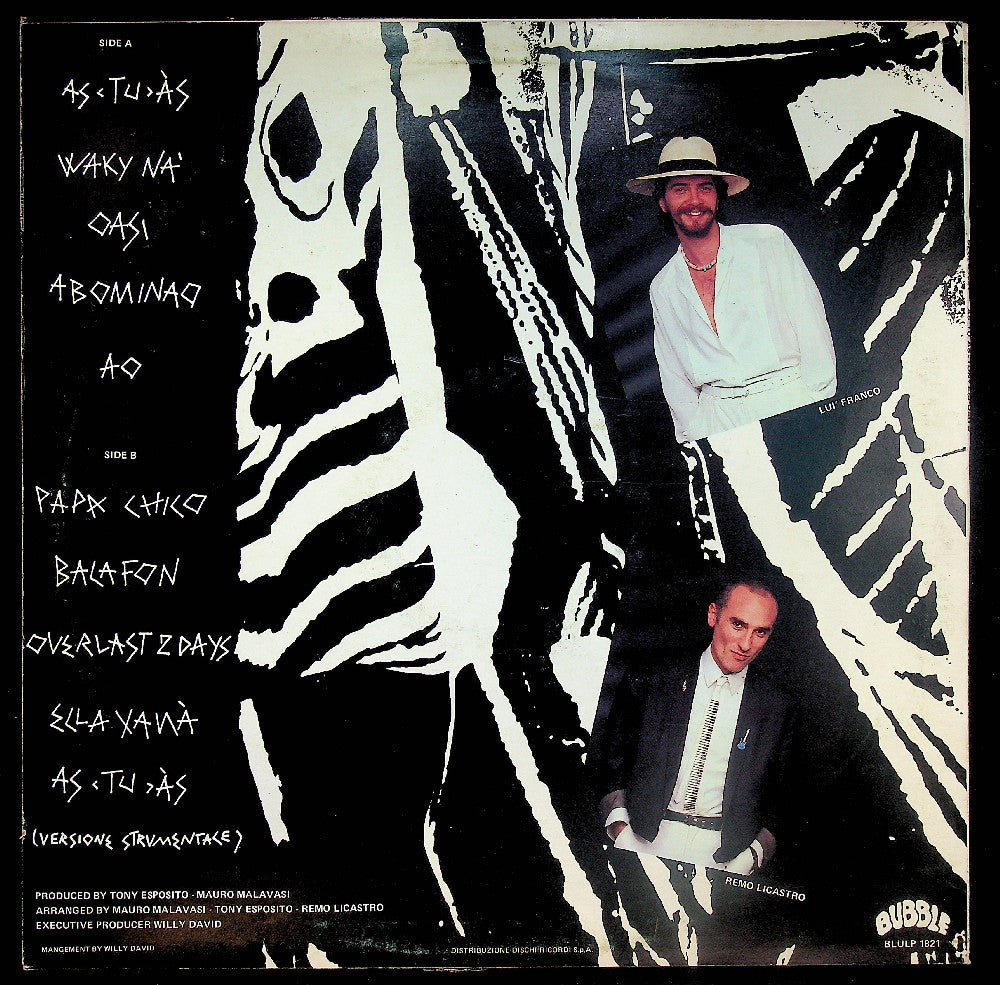 EBOND Tony Esposito - As Tu As Vinile V039052