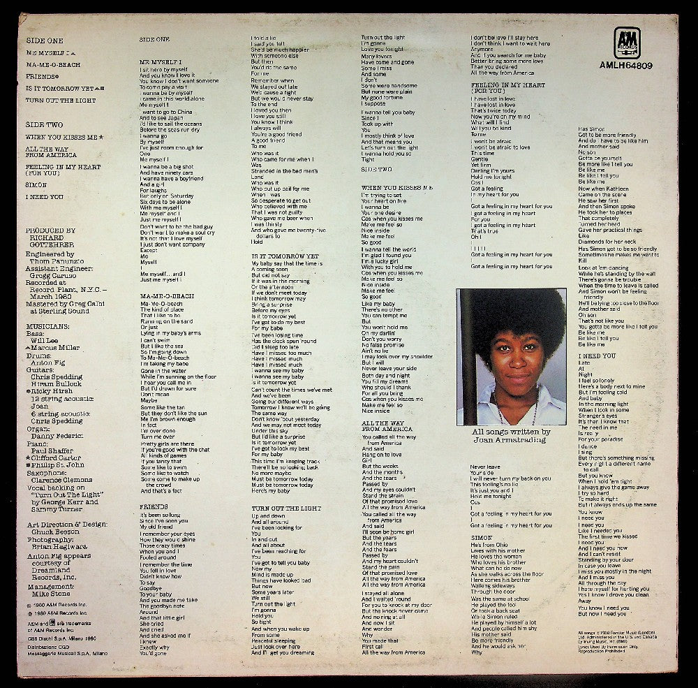 EBOND Joan Armatrading - Me Myself I Vinile V039053