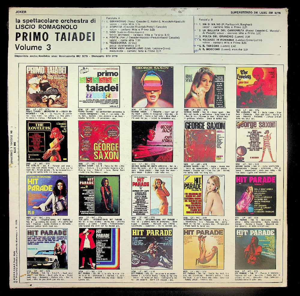 EBOND Primo Taiadei - Liscio Romagnolo Volume 3 Vinile V039098