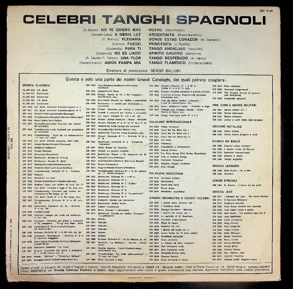 EBOND Adel Valentine - Celebri Tanghi Spagnoli Vinile V039115