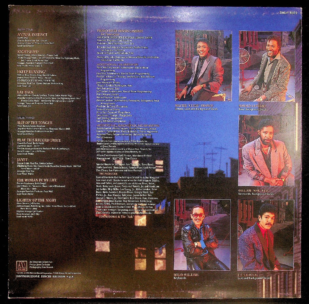 EBOND Commodores - Nightshift Vinile V040065