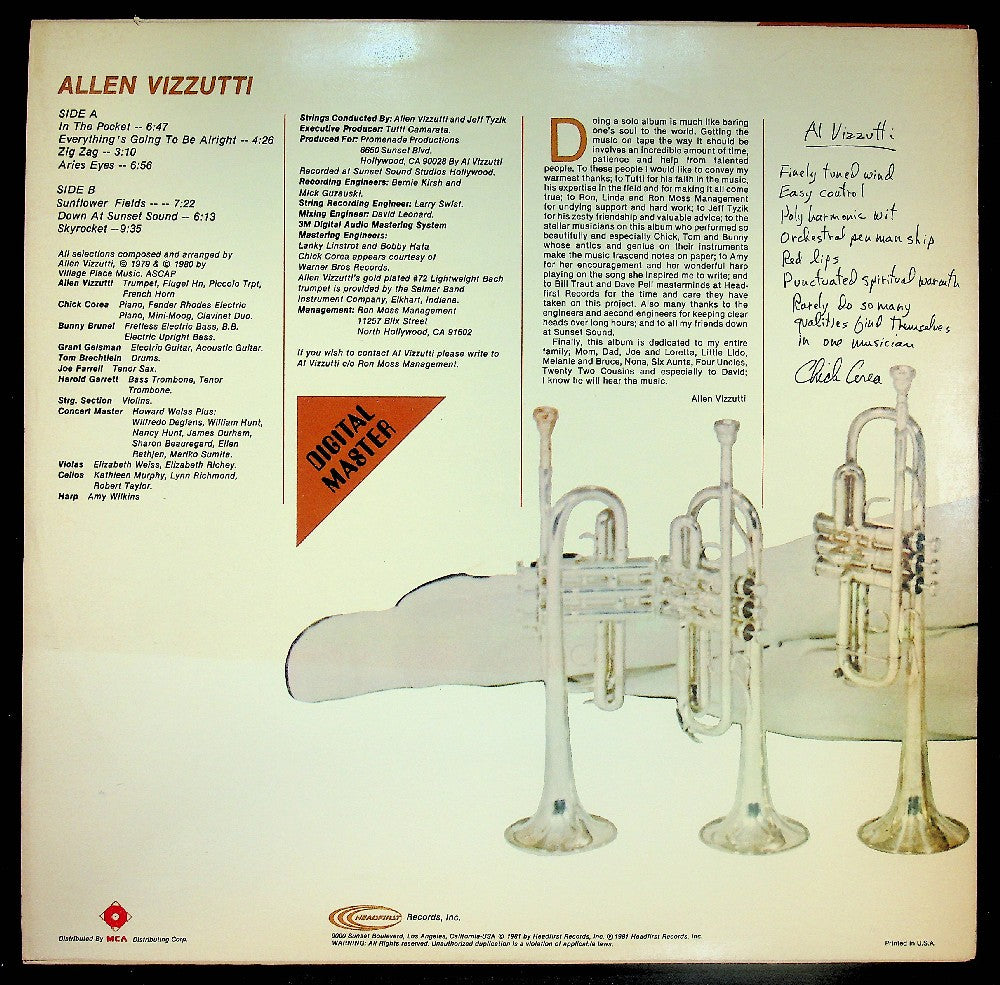EBOND Allen Vizzutti - Allen Vizzutti Vinile V040118