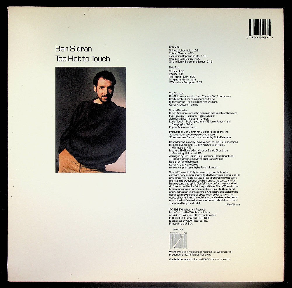 EBOND Ben Sidran - Too Hot To Touch Vinile V040132