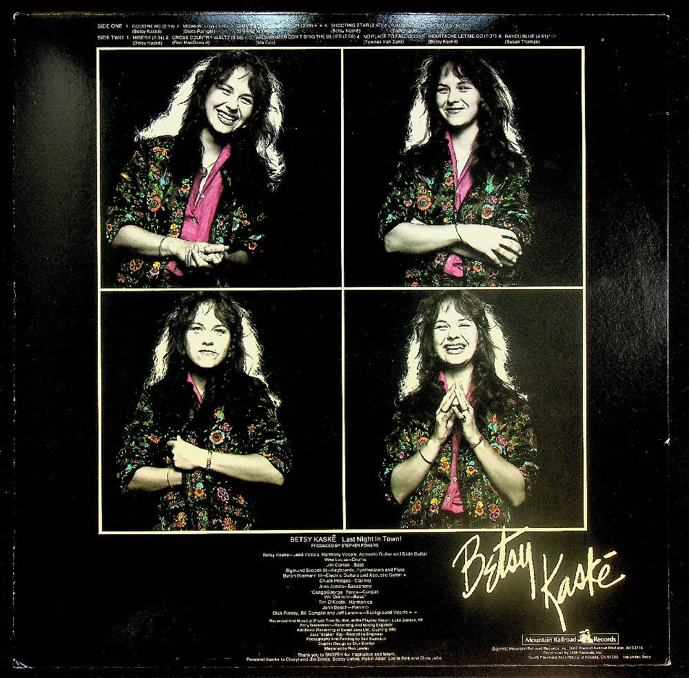 EBOND Betsy Kaske - Last Night In Town! Vinile V040134