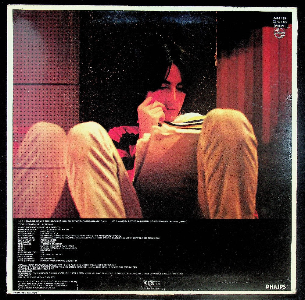 EBOND Alberto Fortis - Fragole Infinite Vinile V041015