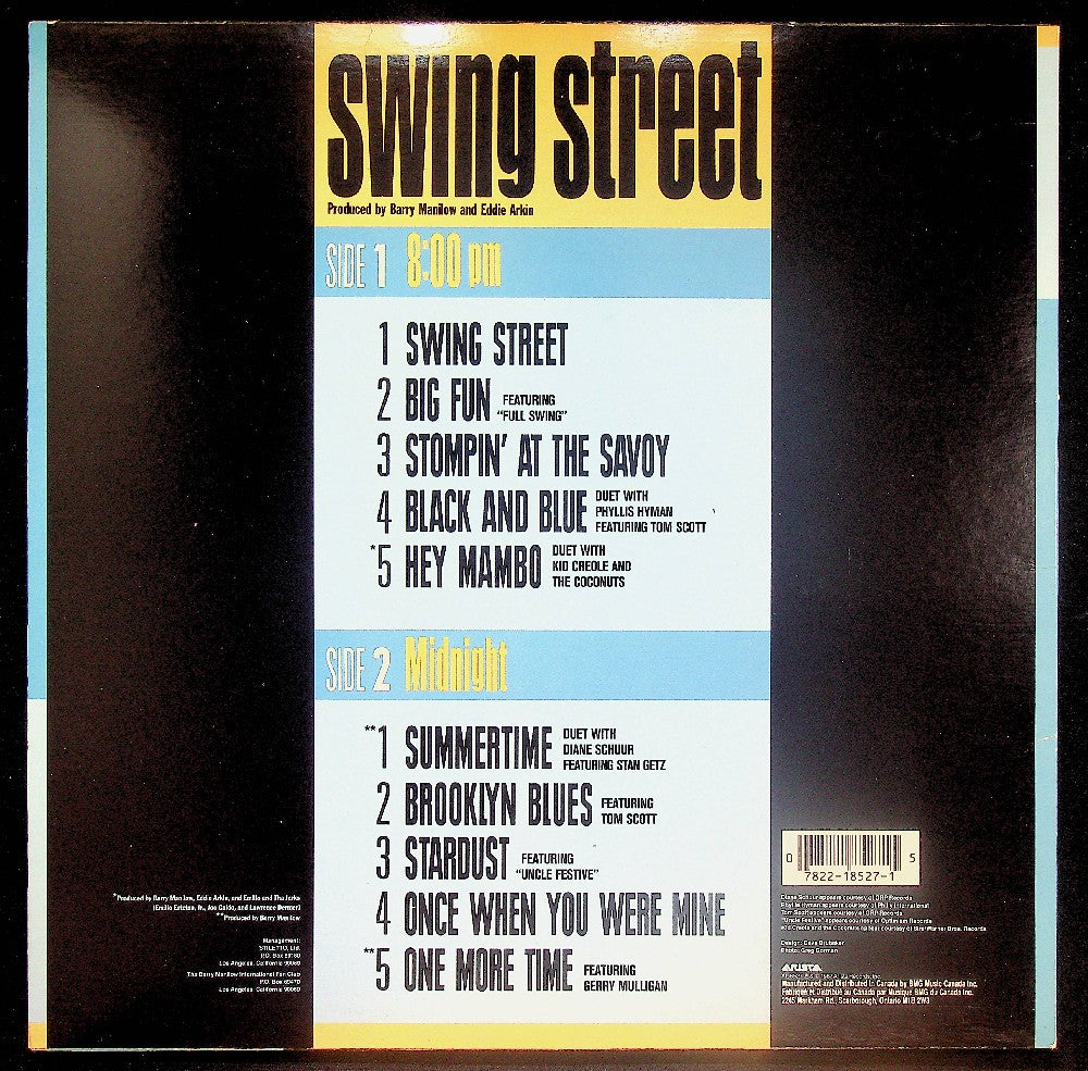 EBOND Barry Manilow - Swing Street Vinile V041027
