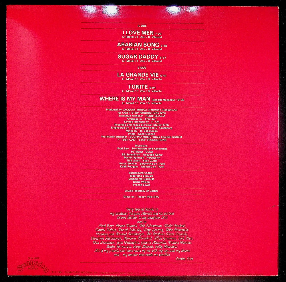 EBOND Eartha Kitt - I Love Men Vinile V041038