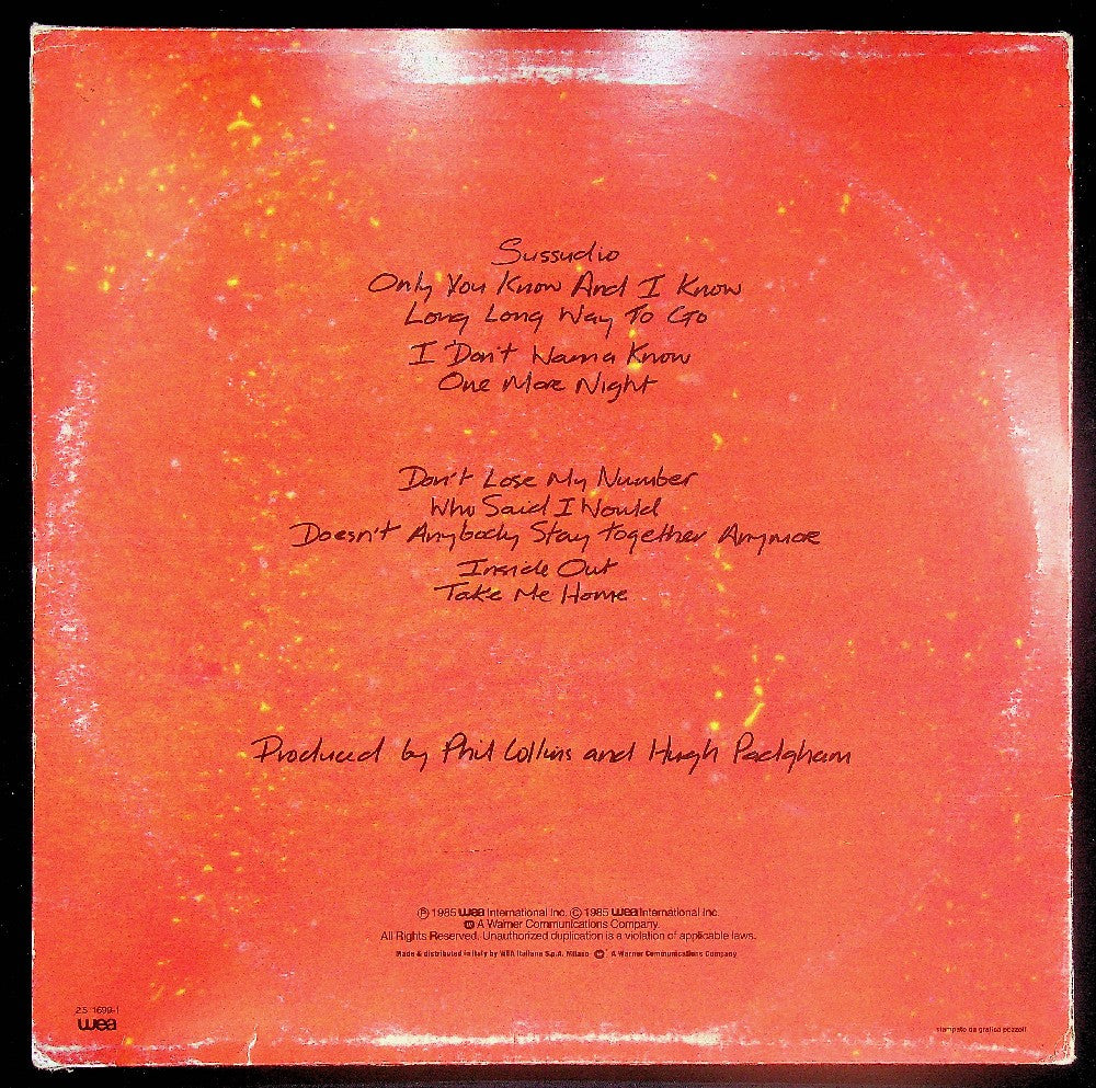 EBOND Phil Collins - No Jacket Required Vinile V042020