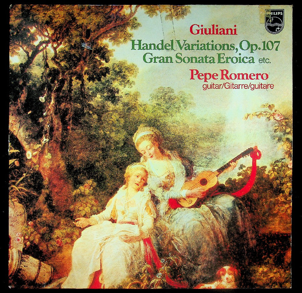 EBOND Pepe Romero - Handel Variations, Op. 107 / Gran Sonata Eroica Vinile V042131