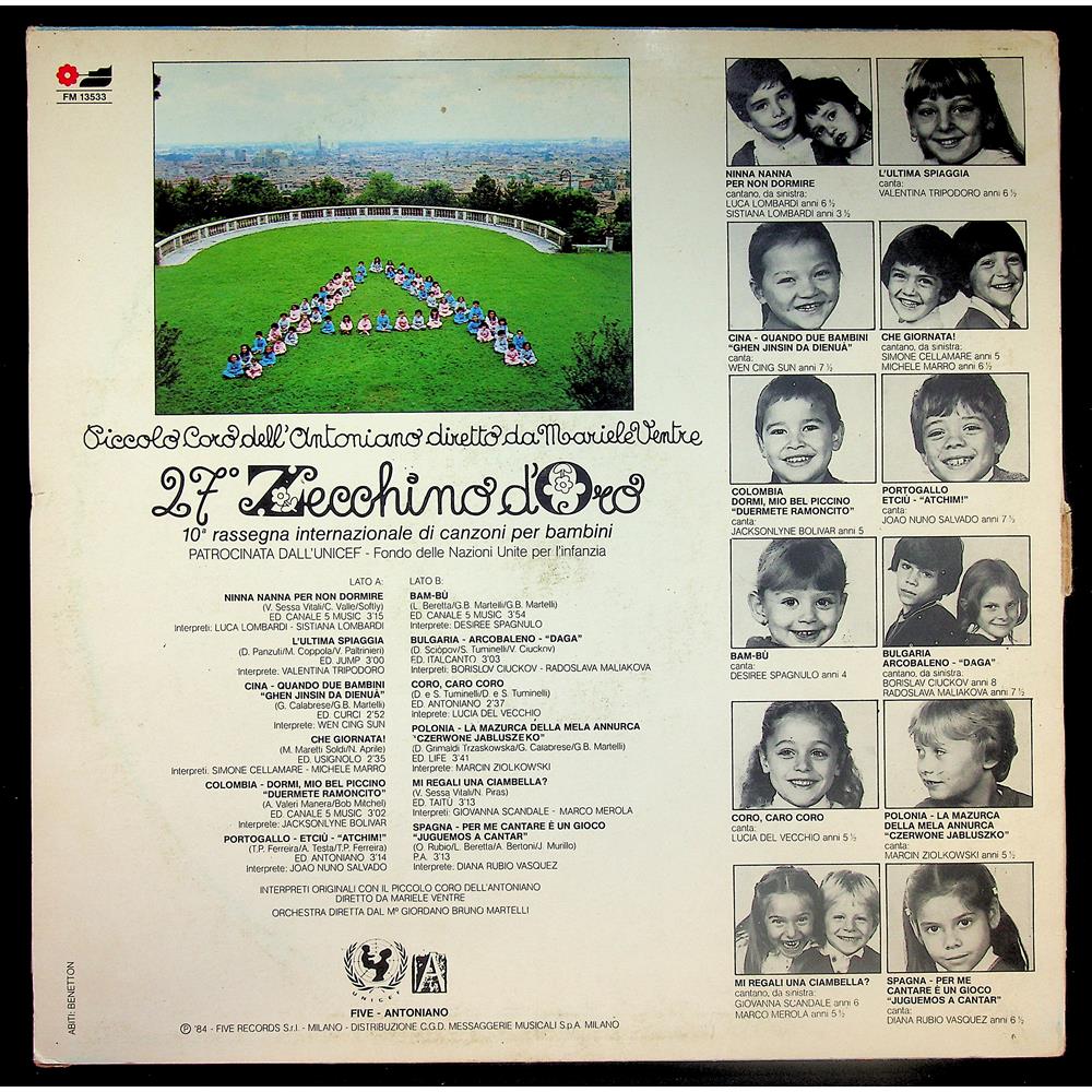 EBOND Piccolo Coro Dell'Antoniano - 27° Zecchino D'Oro 1984 Vinile V043054