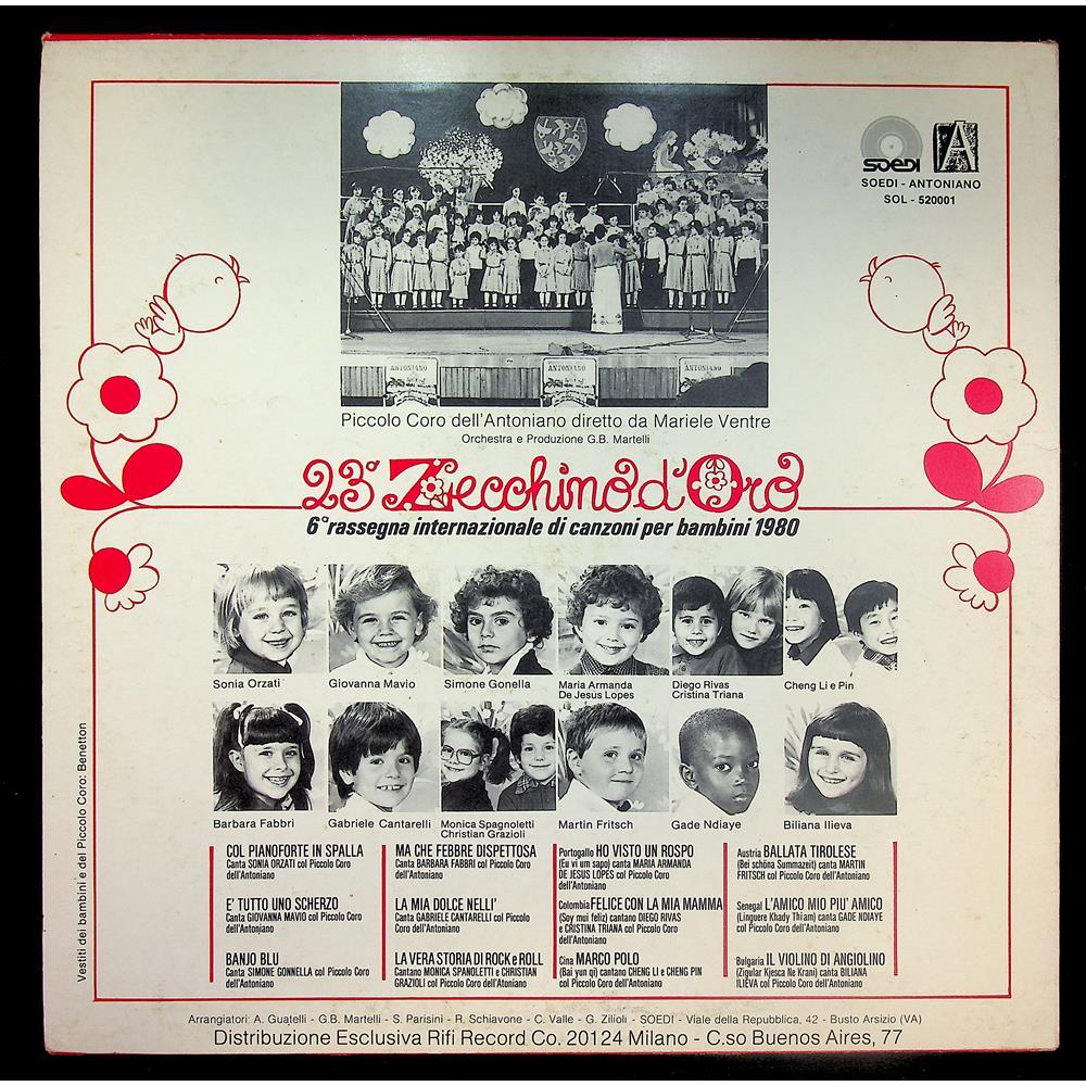EBOND Piccolo Coro Dell'Antoniano - 23° Zecchino D'Oro Vinile V043057