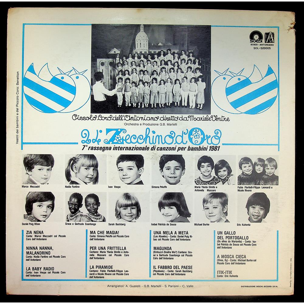EBOND Piccolo Coro Dell'Antoniano - 24° Zecchino D'Oro 1981 Vinile V043058