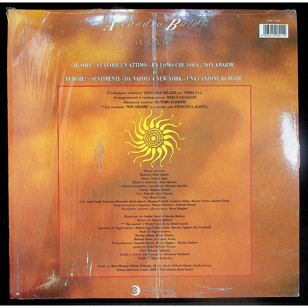 EBOND Aleandro Baldi - Il Sole Vinile V043088