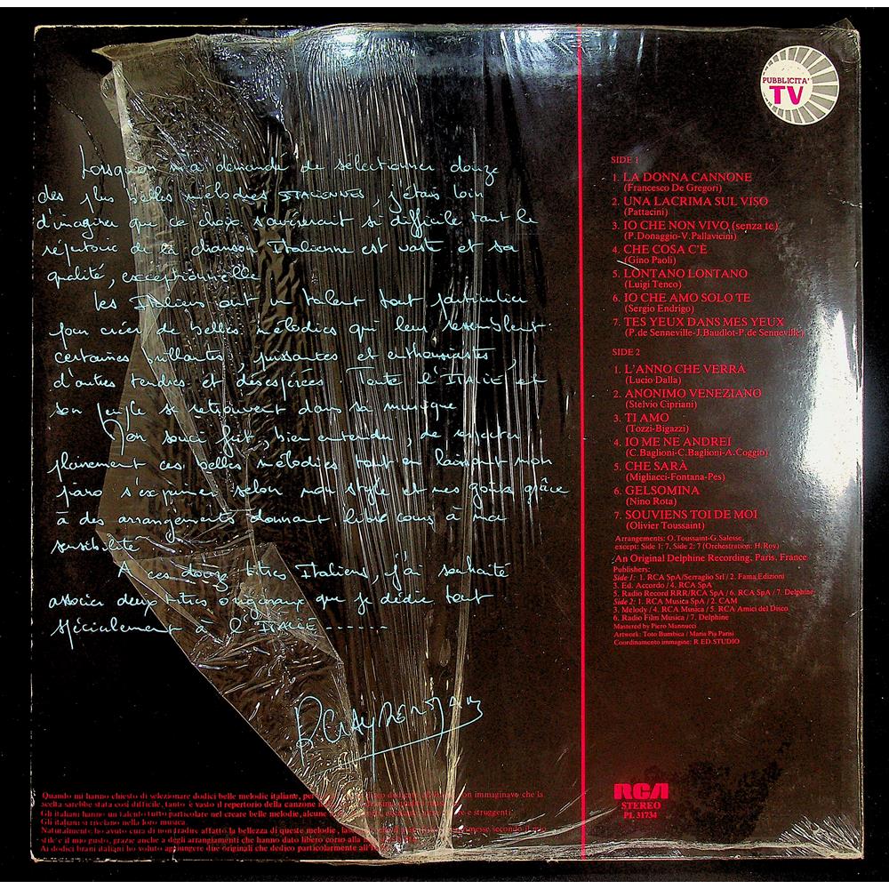 EBOND Richard Clayderman - Italie Mon Amour Vinile V043110