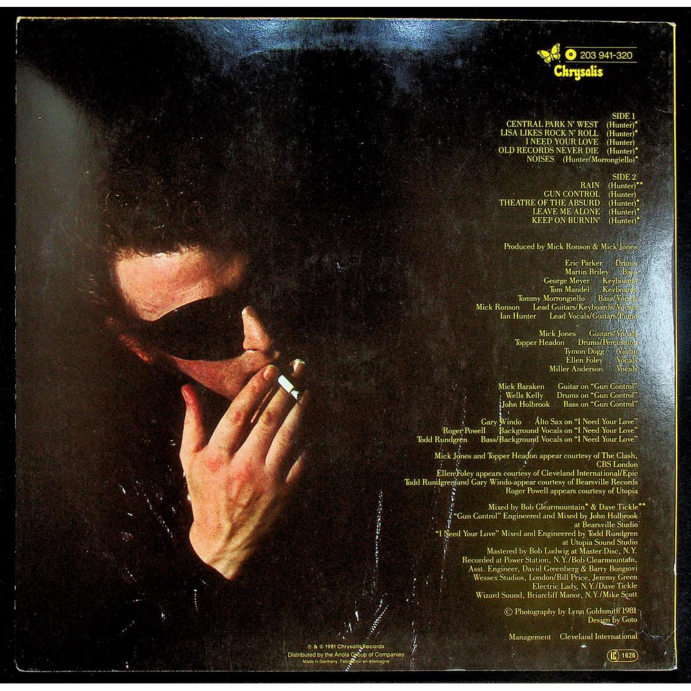 EBOND Ian Hunter - Short Back N' Sides Vinile V044064