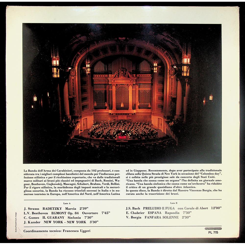 EBOND Banda Dell'Arma Dei Carabinieri - La Banda Dei Carabinieri In Concerto Vinile V044089